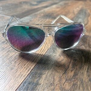 ~*~ Blenders Skyway Crystal Orb Aviator Sunglasses ~*~